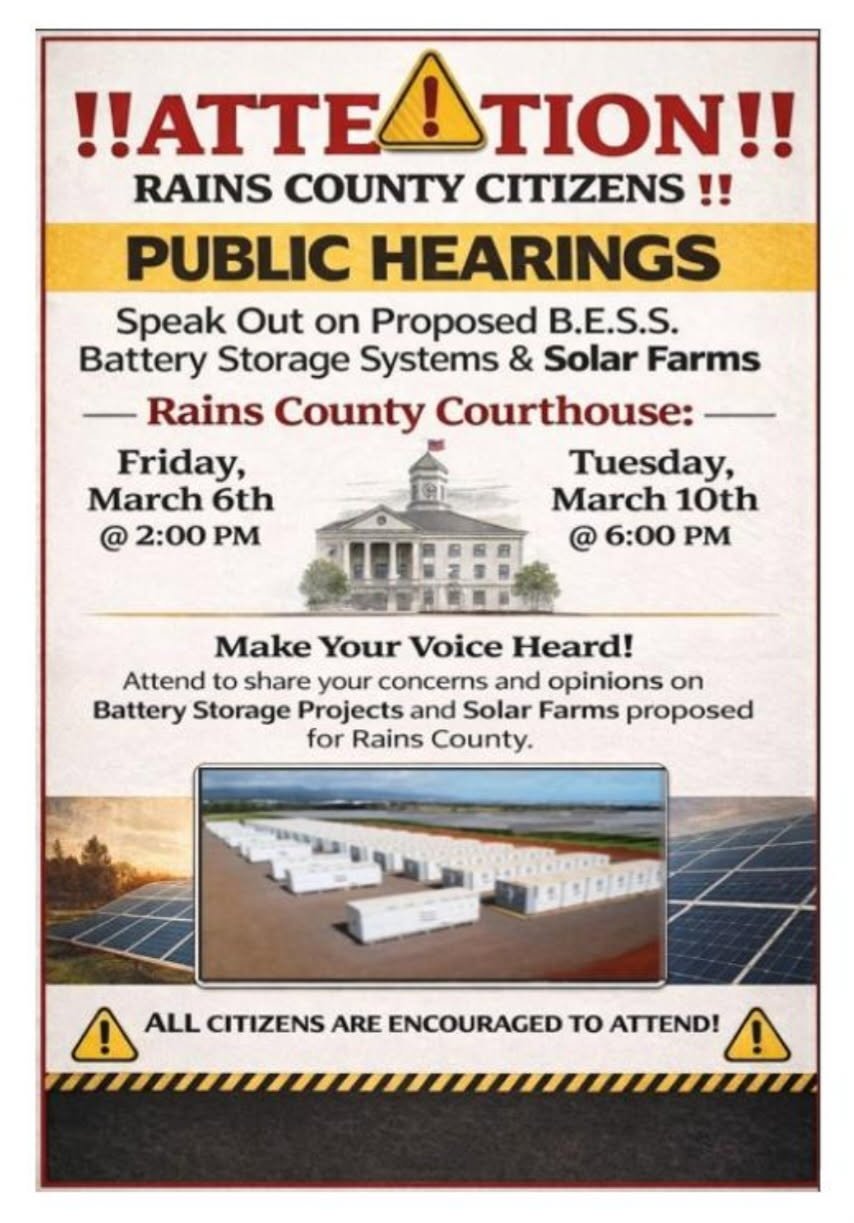 rains county public forum